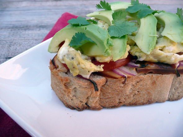 Smoked Gouda Avocado Breakfast Toast