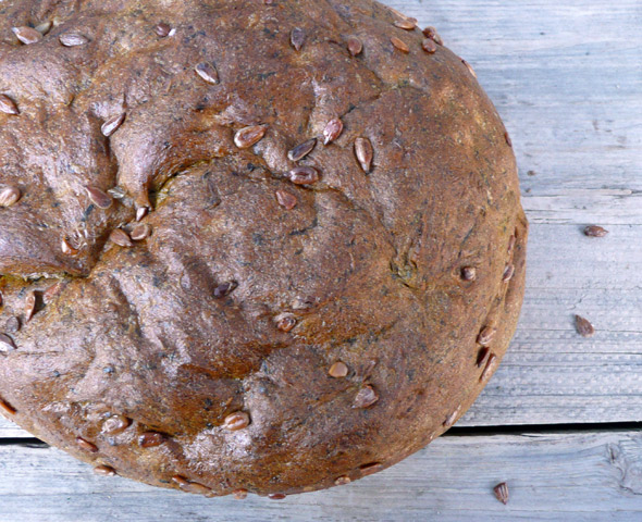 Sunflower Spinach Parmesan Bread