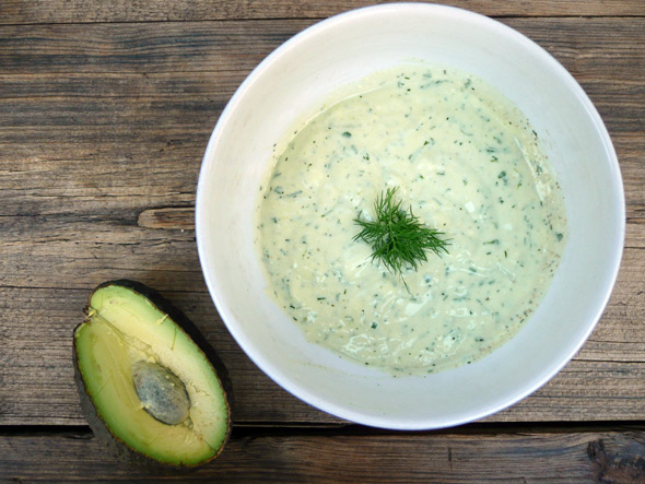 Avocado Ranch Salad Dressing with Low Sodium Option