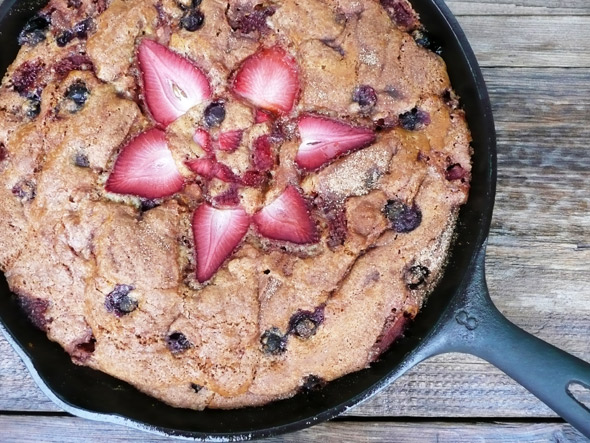 Double Berry Swirl Sleepover Cake