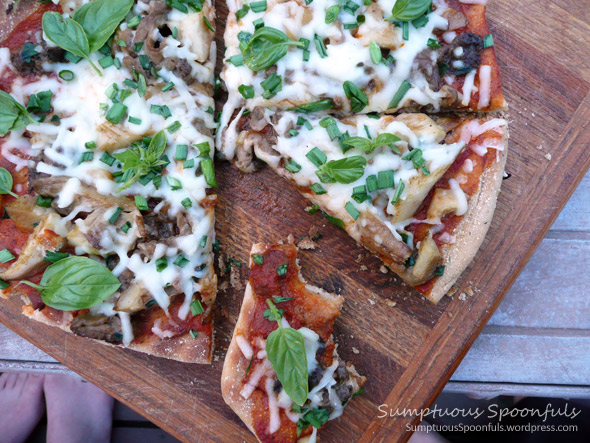 Wild Mushroom Grilled Pizza