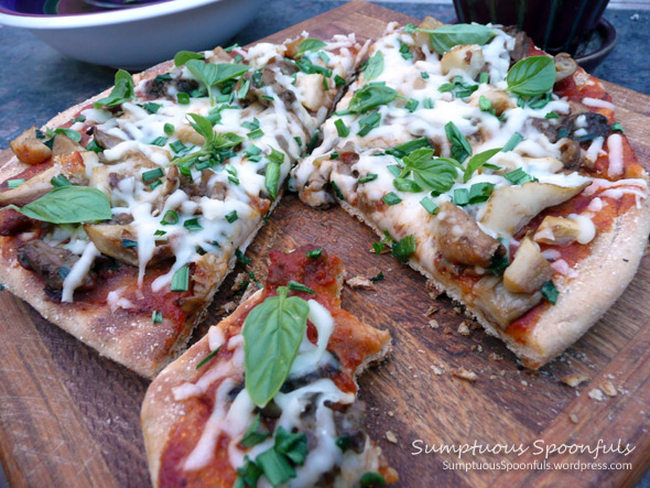 Wild Mushroom Grilled Pizza