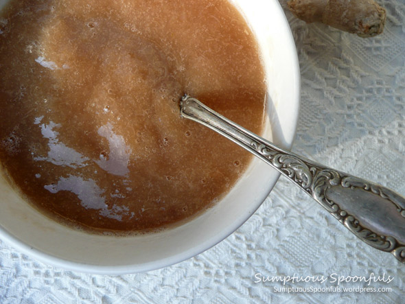 Ginger Rhubarb Sauce