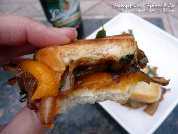 Grilled Beer Cheese Sandwich