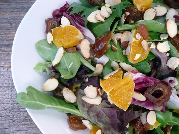 Mom's Orange, Date & Almond Salad