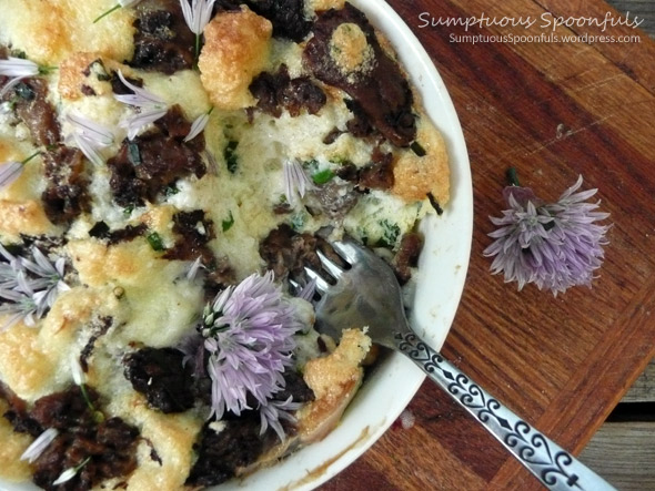 Morel Mushroom & Havarti Chive Souffle