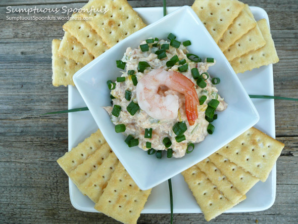 Hotsy Totsy Summer Shrimp Dip with Bacon, Asparagus, Corn & Sriracha