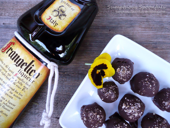 Mocha Frangelico Date Surprise Truffles