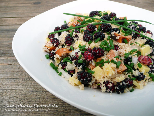 Mulberry, Sausage and Couscous Salad