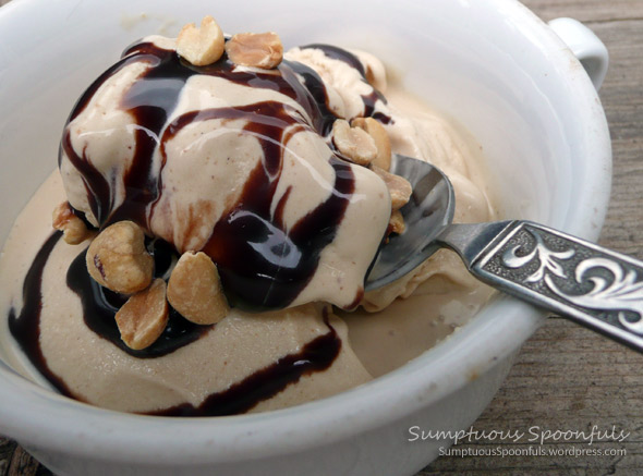 Lowfat Peanut Butter Brown Sugar Ice Cream (with the magic of PB2)