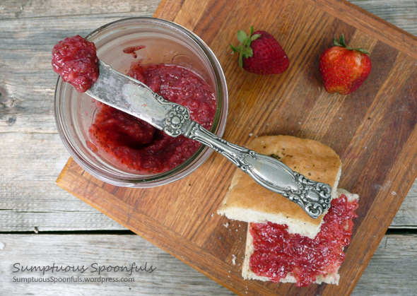 No cooking, no canning Strawberry Chia Jam