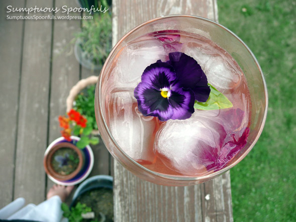 Very Berry Basil Wine Spritzer