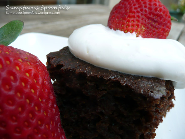 123 Chocolate Zucchini Cake {Lowfat}