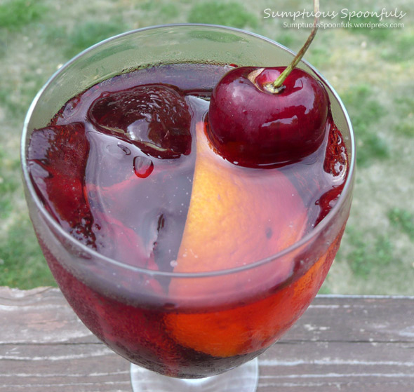 Red Cherry Rosemary Sangria