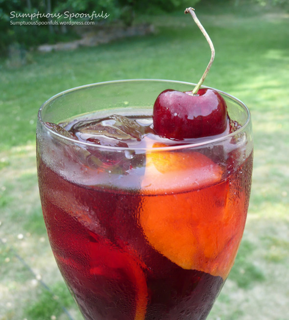 Red Cherry Rosemary Sangria