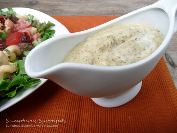 Sundried Tomato Ranch Dressing (or Dip)