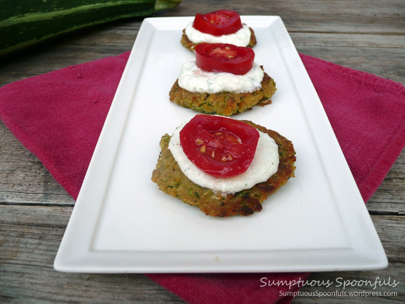 Zucchini Chickpea Mock Crab Cakes