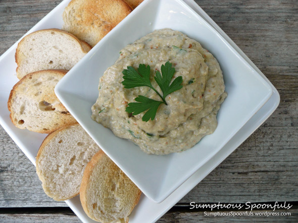 Baba Ghanoush: a creamy wonderful garlic eggplant dip