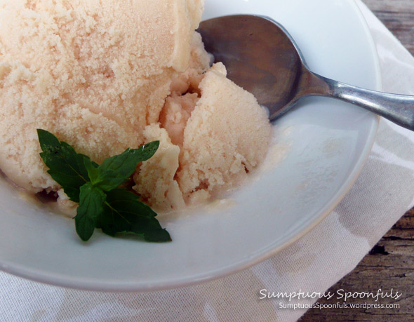 Ginger Cantaloupe Ice Cream