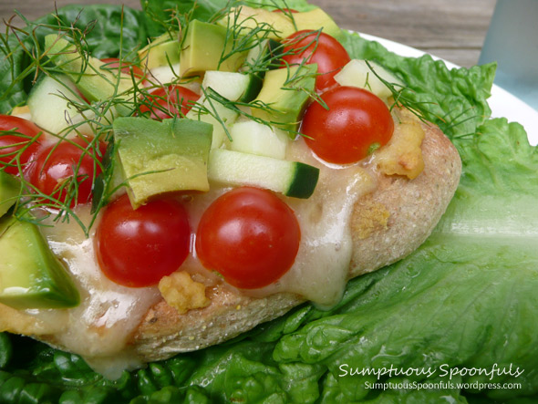 Hummus Havarti Harvest Pizza