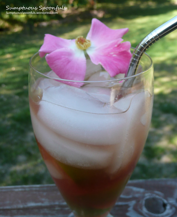 Lavender Lime Rose Fizz