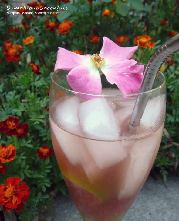 Lavender Lime Rose Fizz