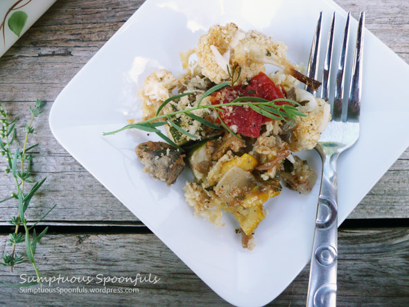 Tarragon Sunflower Roasted Vegetables