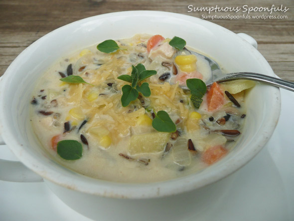 Creamy Cheesy Chicken Wild Rice Soup