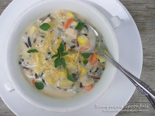 Creamy Cheesy Chicken Wild Rice Soup