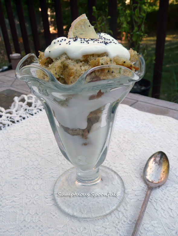 Lemon Poppy Seed Yogurt Trifle