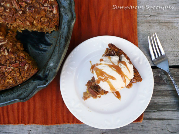 Pumpkin Apricot Oatmeal Pie