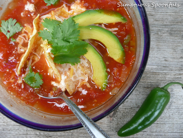 Simply Spicy Tortilla Soup