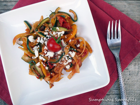 Sundried Tomato Pesto Harvest Vegie Noodles