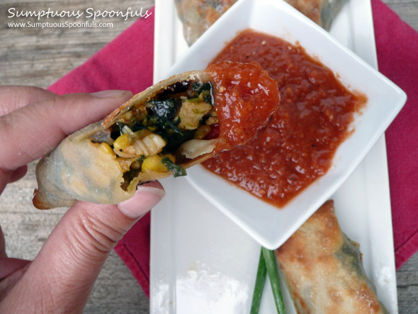 Baked Southwestern Egg Rolls