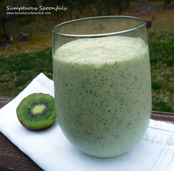 Tropical Kiwi Monster Protein Kale Smoothie