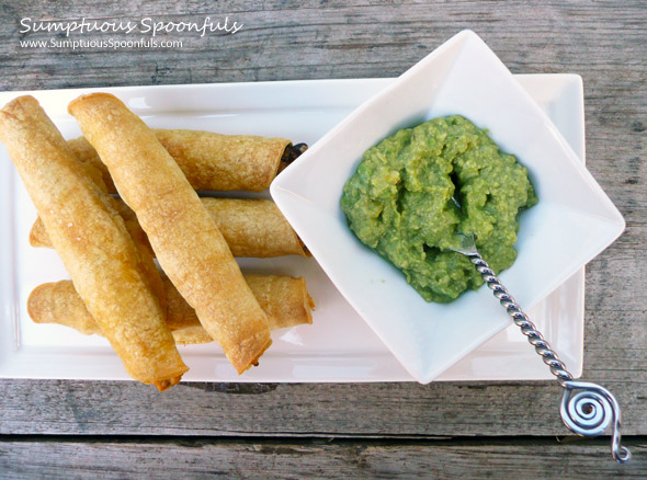 Baked Cheesy Chicken Taquitos