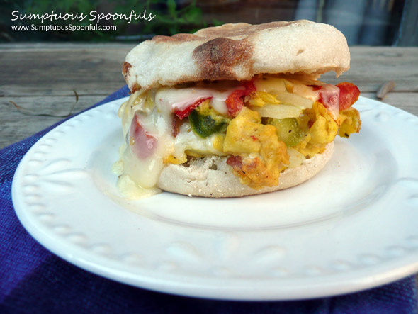 Breakfast Sandwich Supreme ~ SumptuousSpoonfuls.com