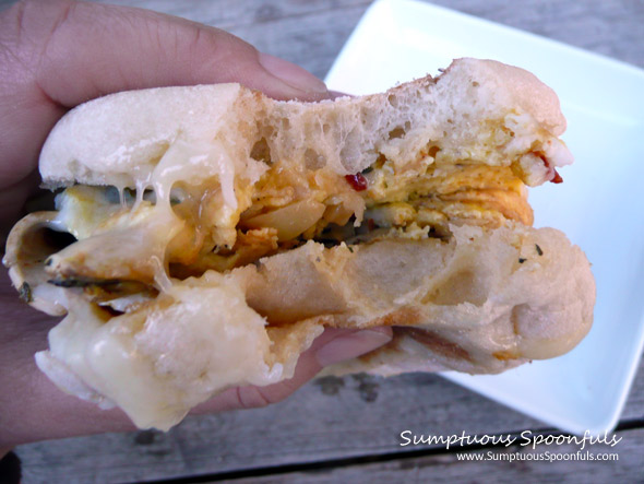 Mushroom Havarti Breakfast Sandwich