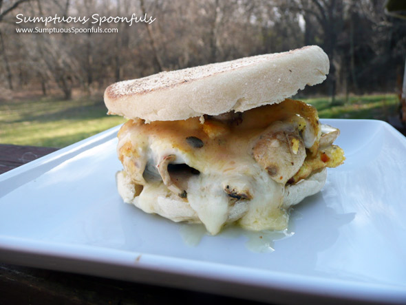 Mushroom Havarti Breakfast Sandwich