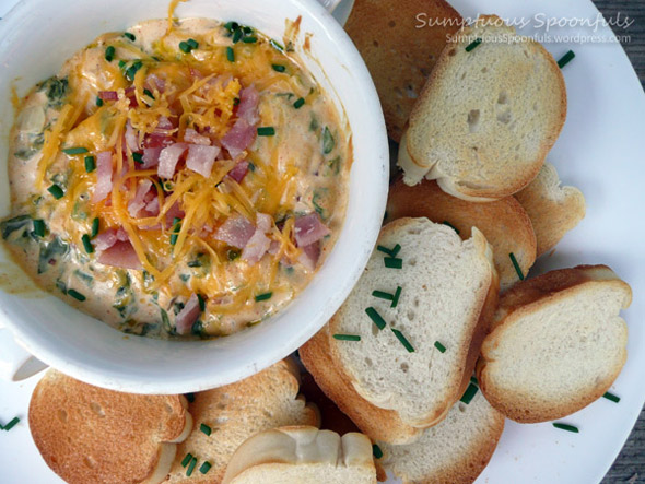 Bacon Cheddar Spinach Dip