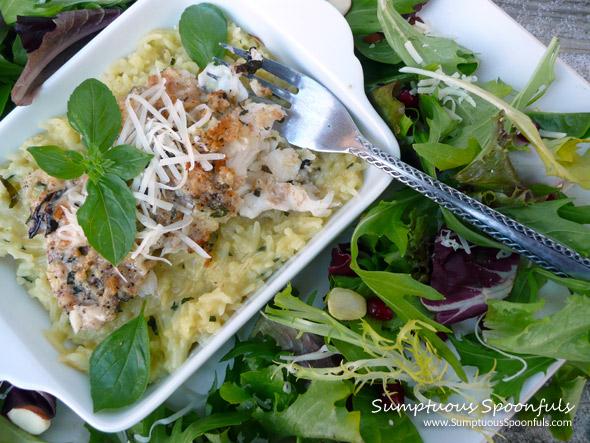 Basil Asiago Baked Walleye
