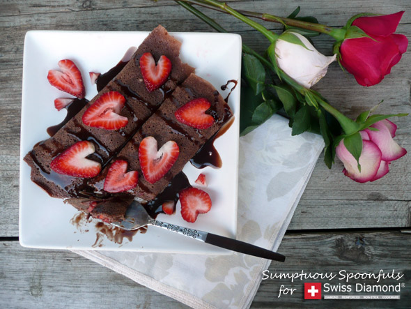 Chocolate Strawberry Truffle Crepes from Sumptuous Spoonfuls #chocolate #crepes #recipe