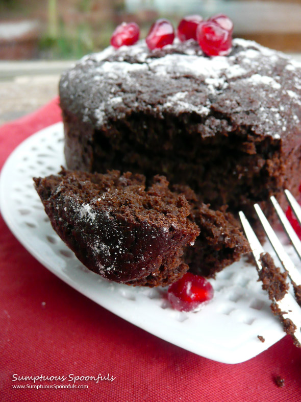 Gluten Free Flourless Chocolate "Hummus" Cake ~ Sumptuous Spoonfuls #chocolate #cake #gluten-free #recipe