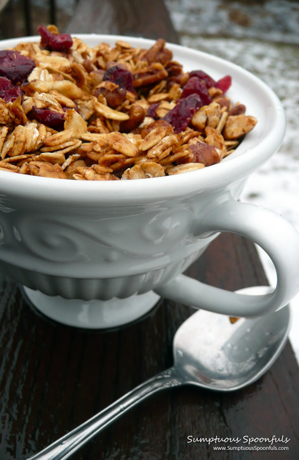 Kumquat Cranberry Pecan Granola