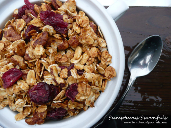 Kumquat Cranberry Pecan Granola