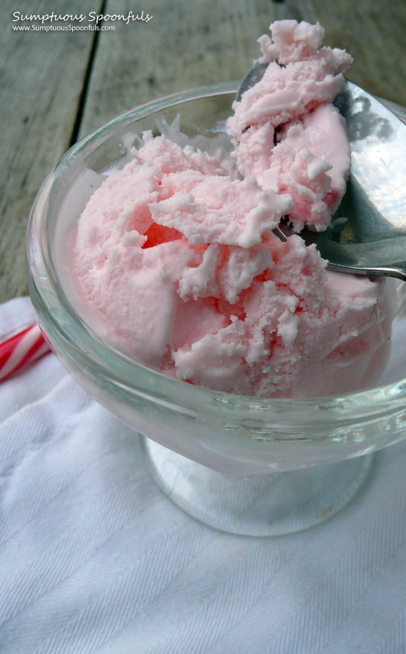 Fresh & Simple Homemade Peppermint Stick Ice Cream