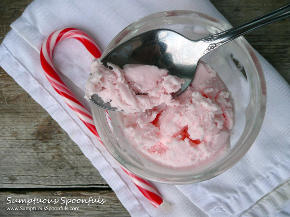 Fresh & Simple Homemade Peppermint Stick Ice Cream