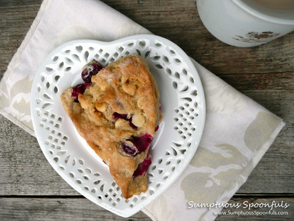 Cranberry White Chocolate Scones