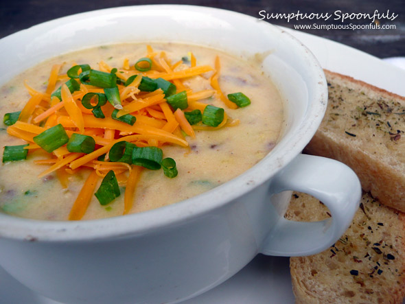 Green Chile Cheeseburger Soup