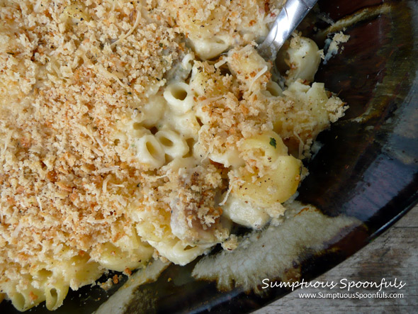 Impossibly Creamy Cauliflower Sausage Mac &- Cheese ~ Sumptuous Spoonfuls #macaroni & #cheese #recipe